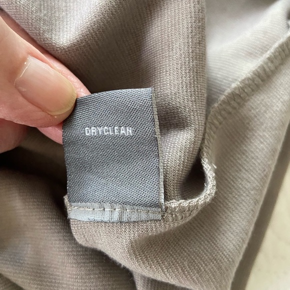 Donna Ricco Taupe Ruffled Layered Look Knee Length Midi Dress Feminine Size 12 - Picture 5 of 11